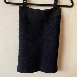 NWT BCBGeneration Black Textured Bodycon Skirt